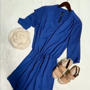 Blue Chiffon Dress, Casual